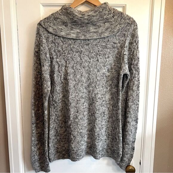 Christopher & Banks Grey Wide Turtle Neck Sweater - Picture 2 of 6